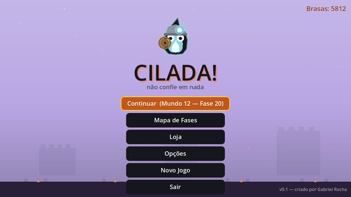 Menu do Cilada!
